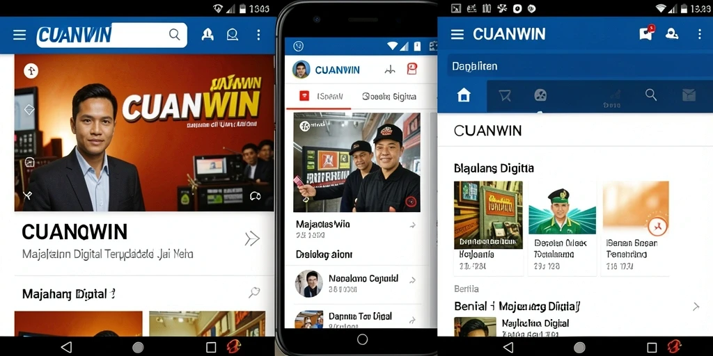 Tampilan antarmuka CUANWIN yang menarik dan informatif.