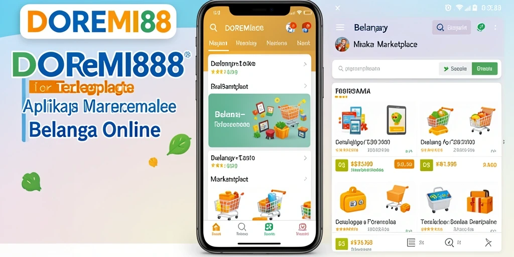 Antarmuka aplikasi DOREMI88 yang mudah dipahami untuk belanja online.