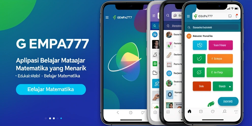 Tampilan antarmuka GEMPA777 yang interaktif dan edukatif.