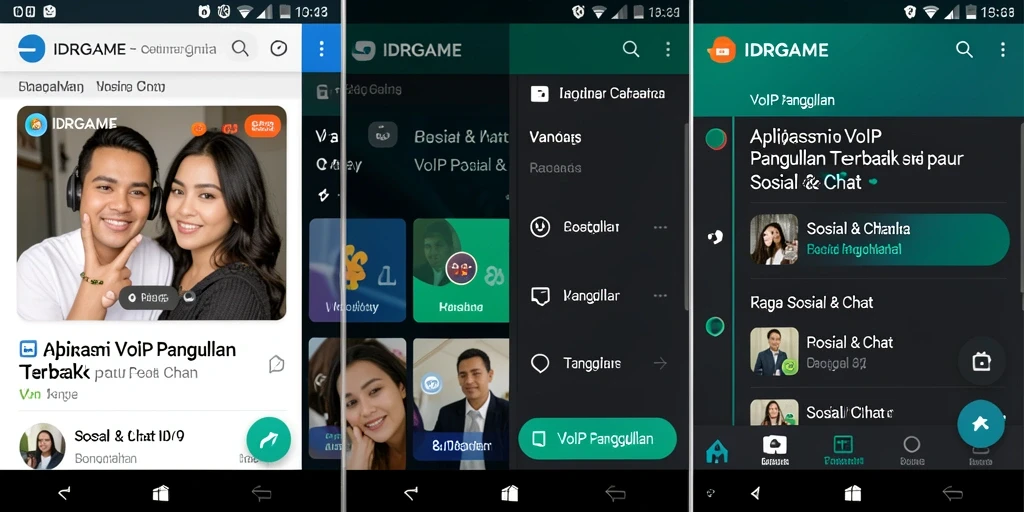Tampilan antarmuka pengguna IDRGAME yang intuitif dan menarik.