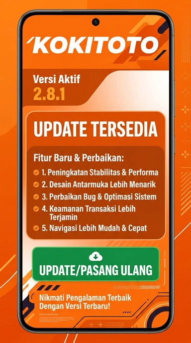Riwayat Versi Aplikasi kokitoto untuk Android